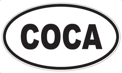 COCA - Oval Magnet