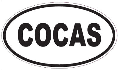 COCAS - Oval Sticker