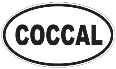 COCCAL - Oval Sticker