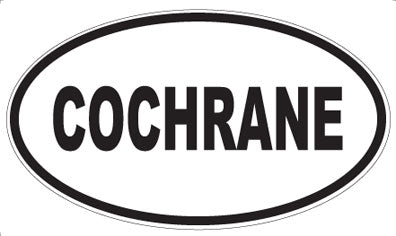 COCHRANE - Oval Magnet