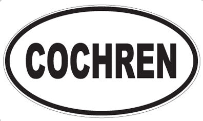 COCHREN - Oval Magnet