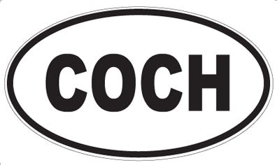 COCH - Oval Magnet