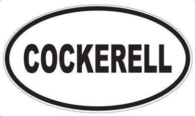 COCKERELL - Oval Magnet
