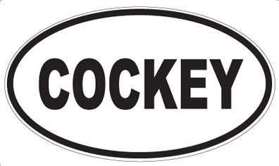 COCKEY - Oval Magnet