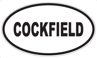 COCKFIELD - Oval Magnet