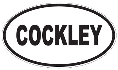 COCKLEY - Oval Magnet