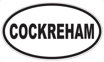 COCKREHAM - Oval Magnet