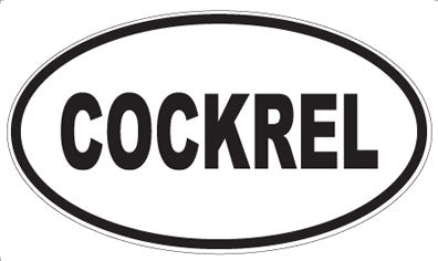 COCKREL - Oval Magnet