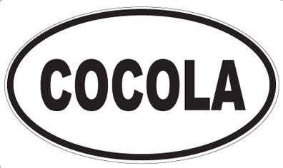 COCOLA - Oval Magnet