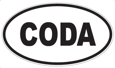 CODA - Oval Magnet