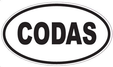 CODAS - Oval Magnet
