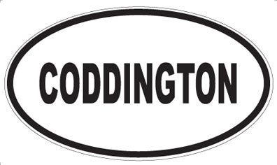 CODDINGTON - Oval Magnet