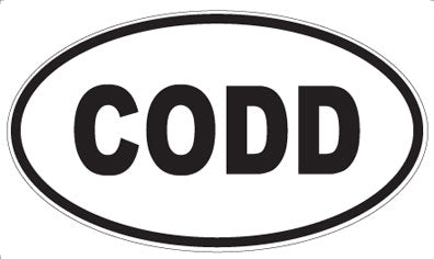 CODD - Oval Magnet