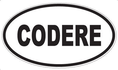 CODERE - Oval Magnet