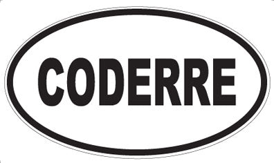 CODERRE - Oval Magnet