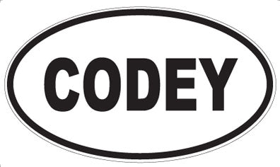 CODEY - Oval Magnet