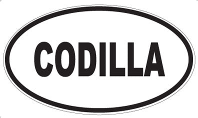CODILLA - Oval Magnet