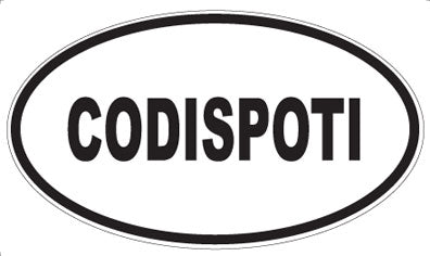 CODISPOTI - Oval Magnet