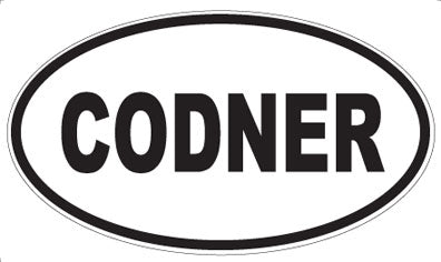 CODNER - Oval Magnet