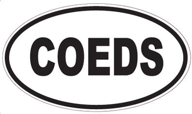 COEDS - Oval Magnet