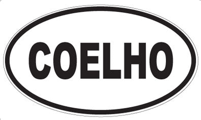 COELHO - Oval Magnet
