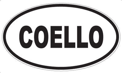 COELLO - Oval Magnet