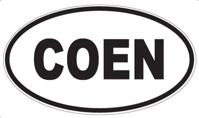 COEN - Oval Magnet