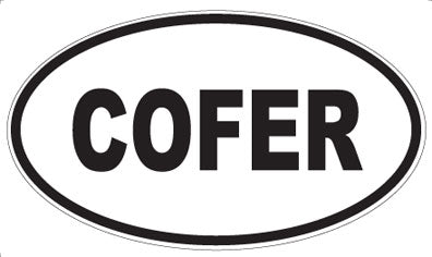 COFER - Oval Magnet