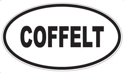 COFFELT - Oval Magnet
