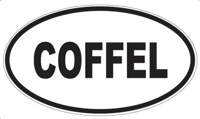 COFFEL - Oval Magnet