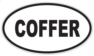COFFER - Oval Magnet