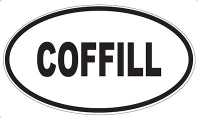 COFFILL - Oval Magnet