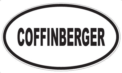 COFFINBERGER - Oval Magnet