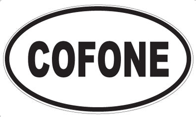 COFONE - Oval Magnet