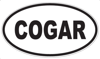 COGAR - Oval Magnet