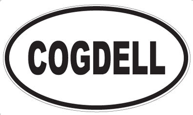 COGDELL - Oval Magnet