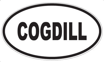COGDILL - Oval Magnet