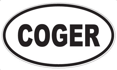 COGER - Oval Magnet