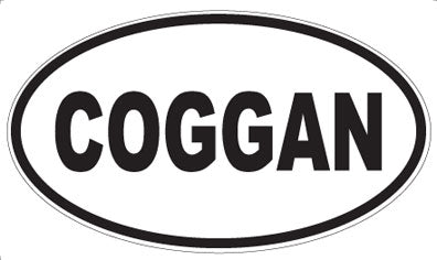 COGGAN - Oval Magnet