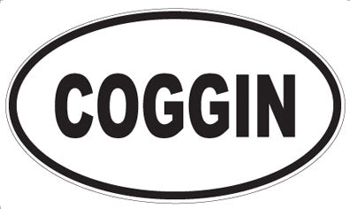 COGGIN - Oval Magnet