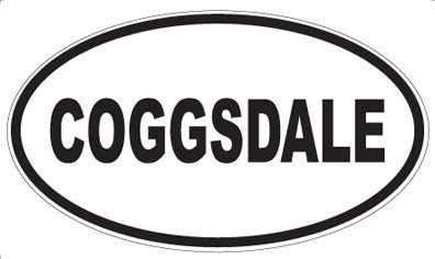 COGGSDALE - Oval Magnet