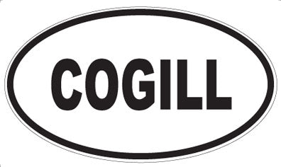 COGILL - Oval Magnet