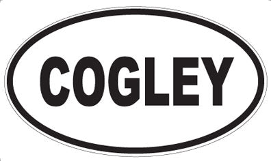COGLEY - Oval Magnet