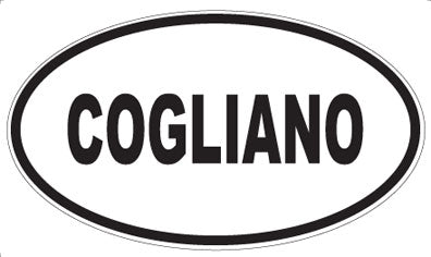 COGLIANO - Oval Magnet