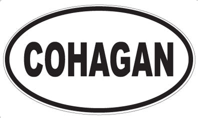 COHAGAN - Oval Magnet