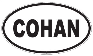 COHAN - Oval Magnet