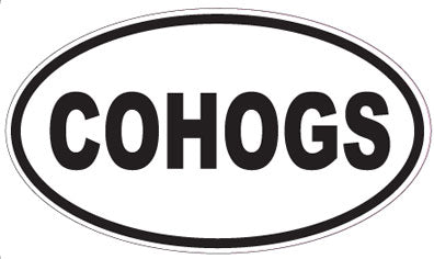 COHOGS - Oval Sticker