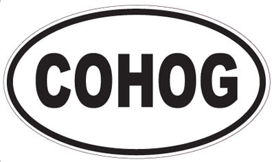 COHOG - Oval Magnet