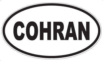 COHRAN - Oval Magnet