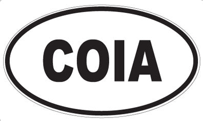 COIA - Oval Magnet